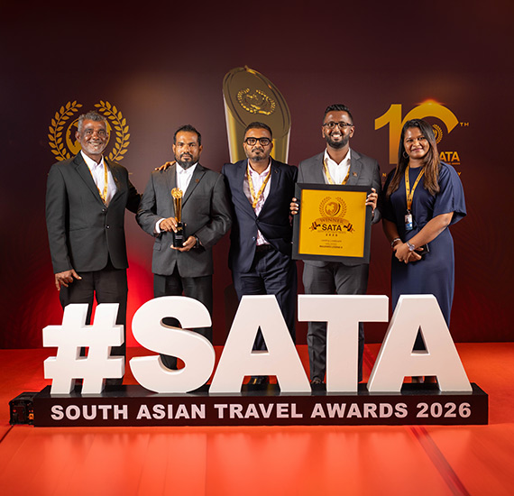 Official SATA 2026 team photo with trophy and certificate